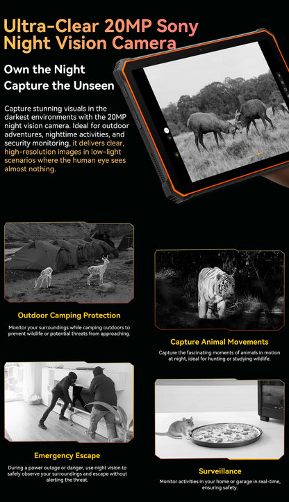 Blackview Active 10 Pro Rugged Tablet – 5G, 11" FHD+, 12GB+512GB, 30000mAh, 108MP