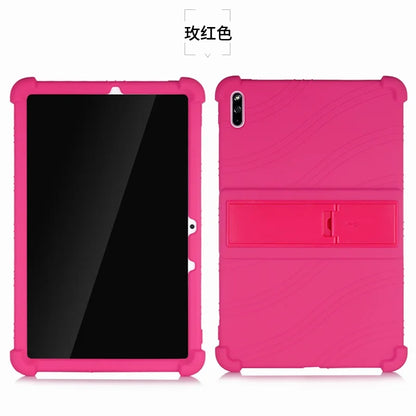 Shockproof silicone case for HUAWEI MatePad 10.4-inch tablet, with stand feature, by R.E.D. Shopping.
