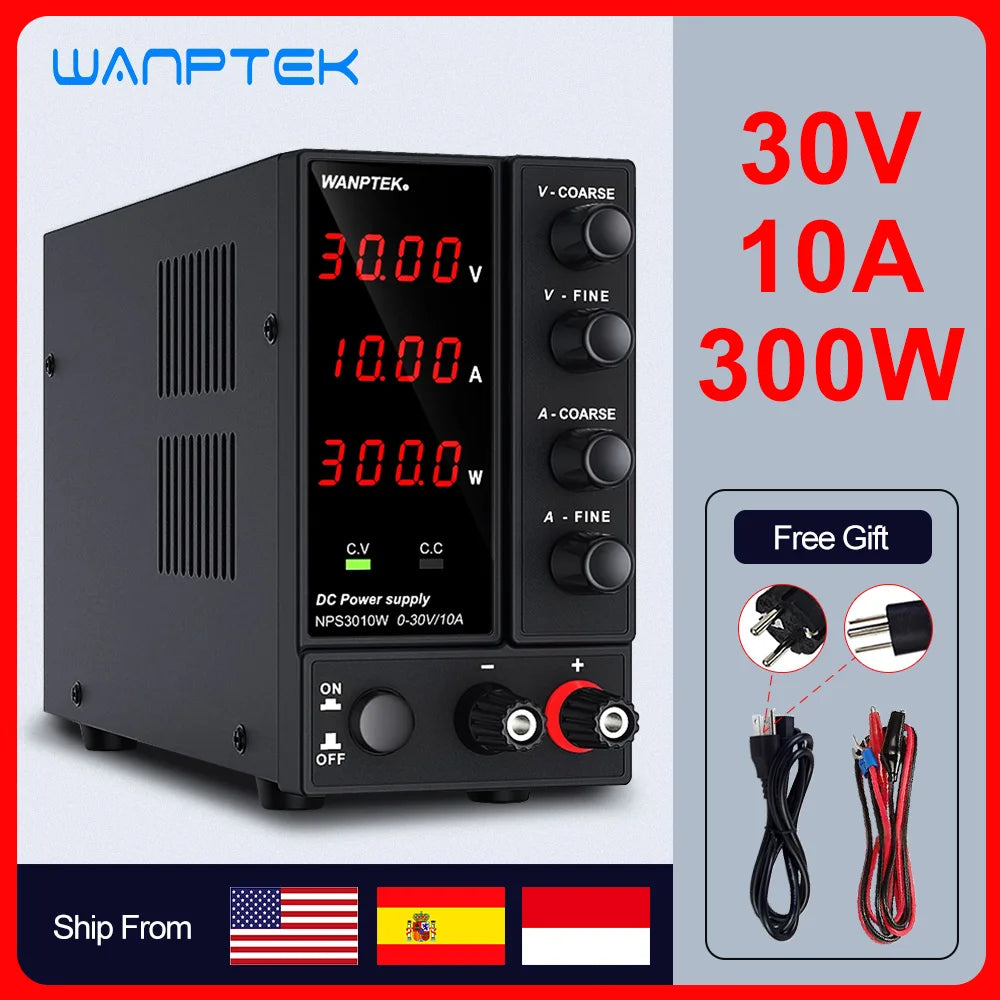 Wanptek Adjustable DC Lab Bench Power Supply