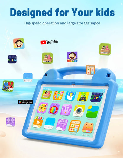 Kids Tablet 10.1" – Android 15, Parental Control, 8GB+64GB, 5000mAh, Octa Core