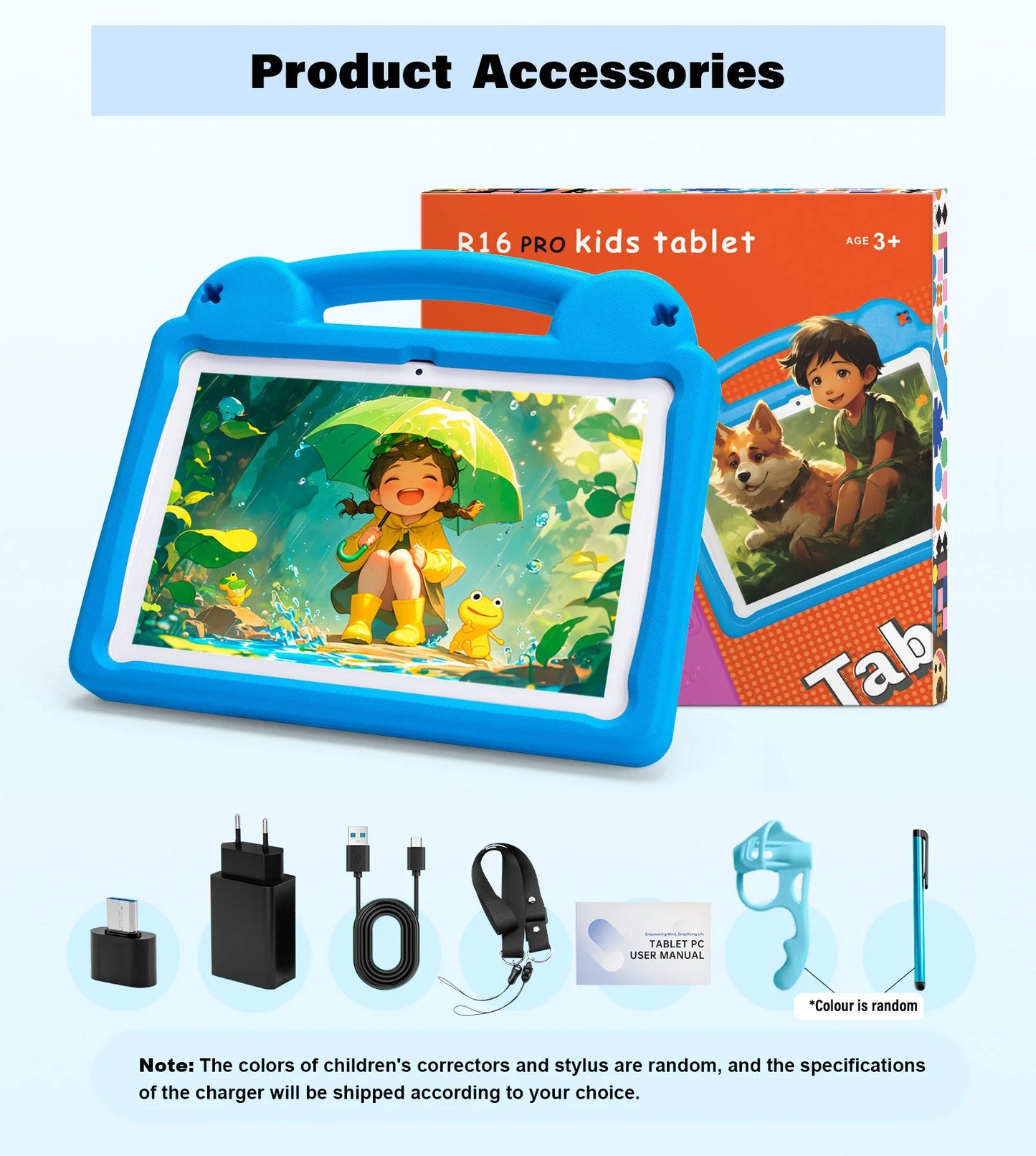 Kids Tablet 10.1" – Android 15, Parental Control, 8GB+64GB, 5000mAh, Octa Core