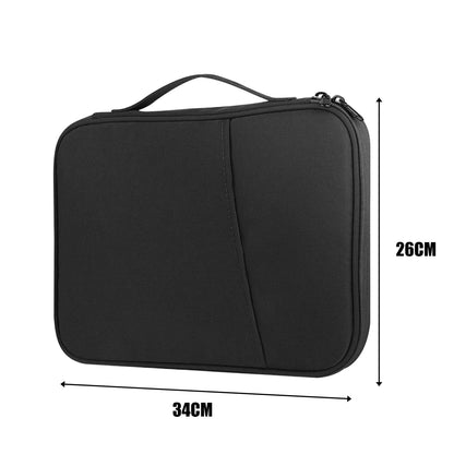 BAPPSUS 13" Tablet Carrying Case – Waterproof Nylon Sleeve for iPad Pro 11/13, MacBook Air M3/M4, Galaxy Tab S10+