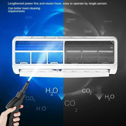 2500W High-Temperature Steam Cleaner – Disinfection for Air Conditioning, Kitchen, Range Hood & Car | 110V / 220V