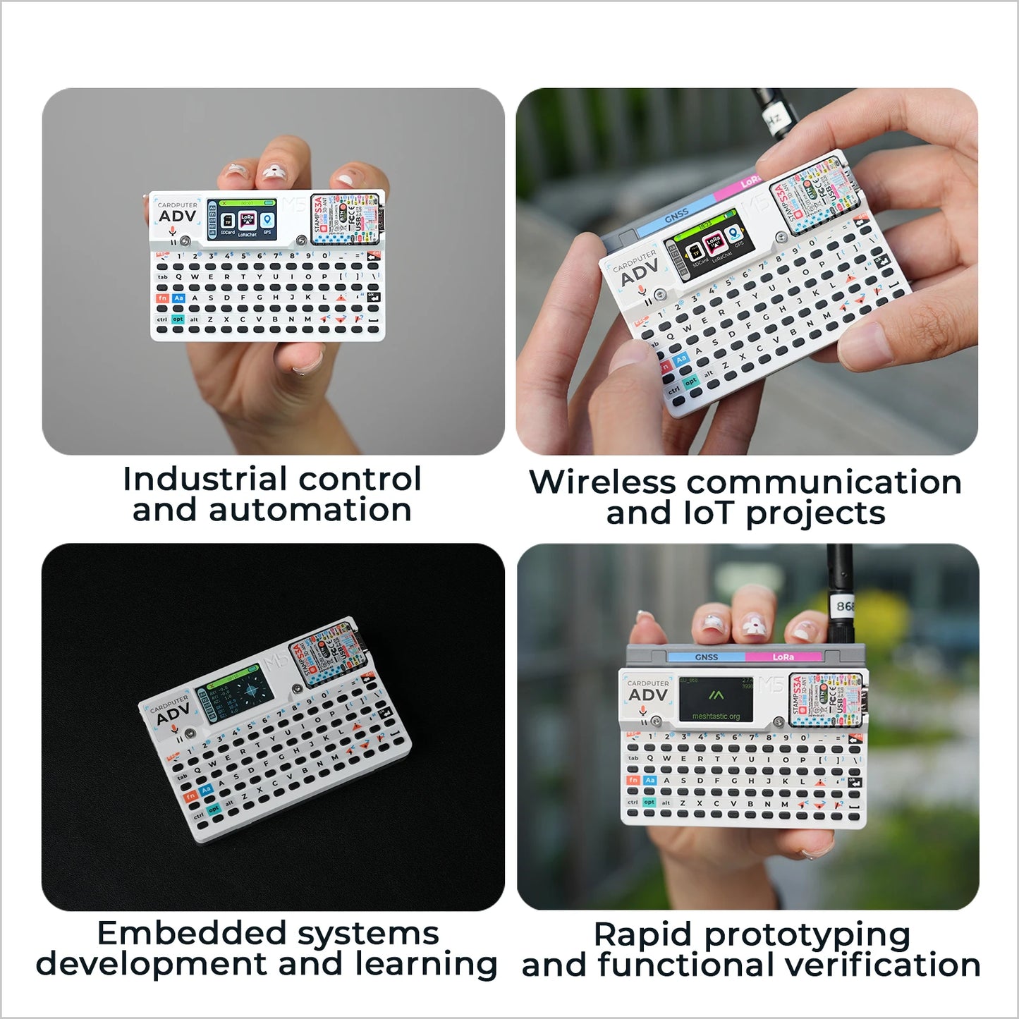 M5Stack Cardputer Adv – ESP32 Portable Mini Computer, 1.14" Screen, 56-Key Keyboard