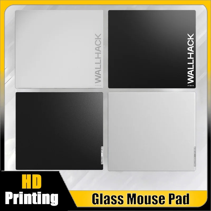 W-Wallhack Glass Gaming Mouse Pad | SP004 SP005 | Tempered Glass | FPS | 4 Sizes | 7 Designs