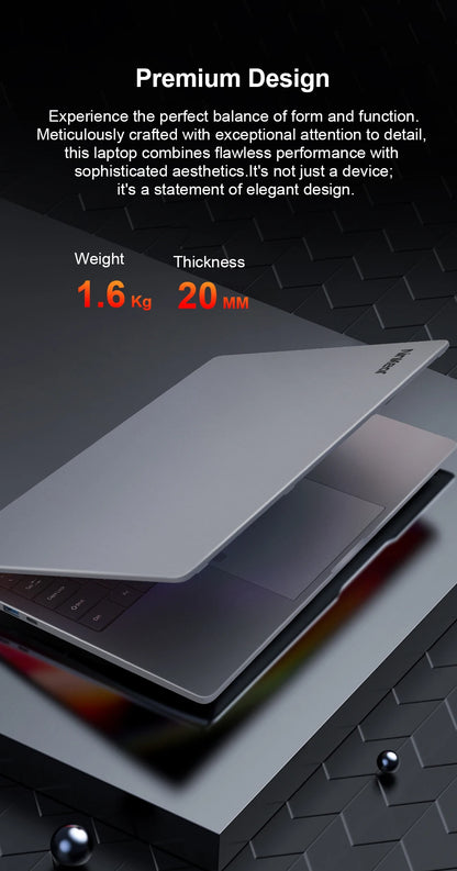 Ninkear A15 Plus – AMD Ryzen 7 5825U, 16GB DDR4, 1TB SSD, 15.6" FHD IPS, Fingerprint, Windows 11