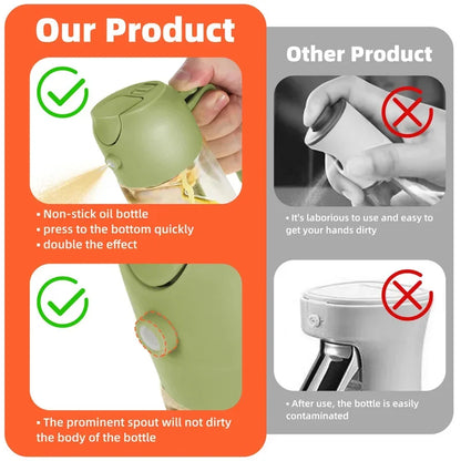 2-in-1 Pour & Spray Oil Dispenser Bottle | 500ml Kitchen Oil Sprayer