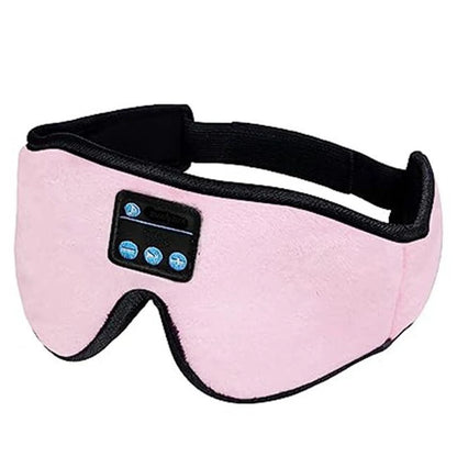 3D Eye Mask Bluetooth 5.0 Sleep Headphones – Built-in HD Speaker for Travel & Sleep