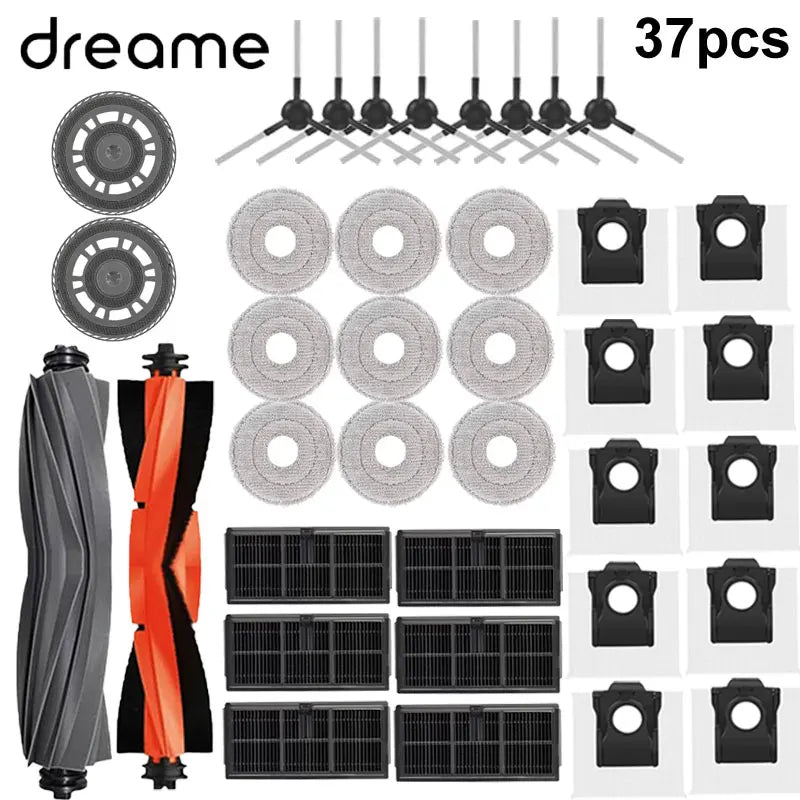 Dreame L10s Pro Ultra Heat / X30 Ultra / X30 Pro Robot Vacuum Spare Parts – Brush, Filter, Mop & Dust Bag