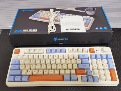 YQT K92 Wireless Keyboard & Mouse Set – 80% Layout, Bluetooth 2.4G, Multi-Language, Backlit, 2000mAh
