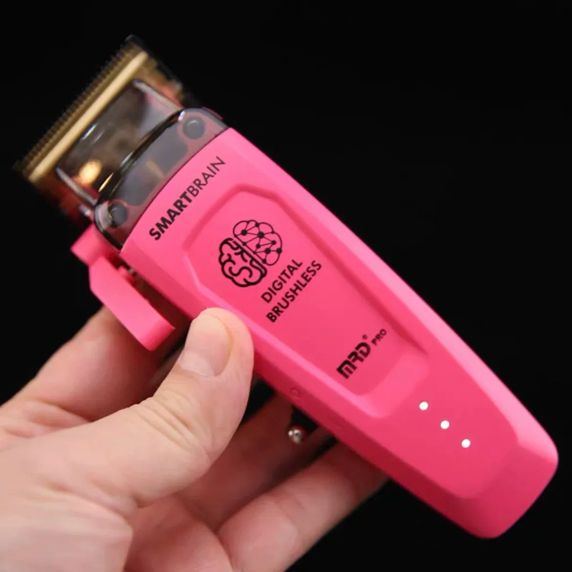 Molda MRD Brain Flower main push oil electric hair clipper for professional barber shop hair cutting and engraving.