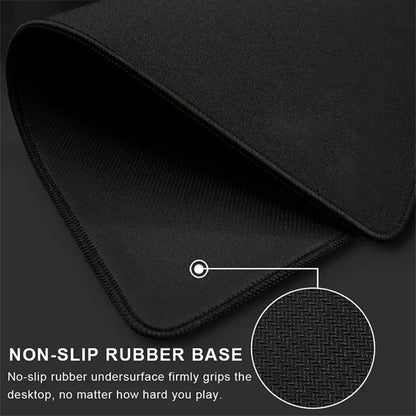 XXL Cartoon Cat Mousepad – 90x40cm HD Print, Non-Slip, Locking Edge Desk Mat