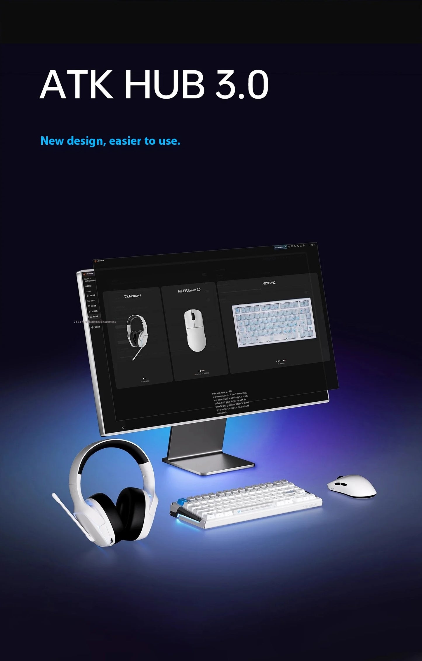 ATK F1 V2 Wireless Gaming Mouse – PAW3950, 38g Ultra-Light, 750IPS, 0.243ms Latency for FPS