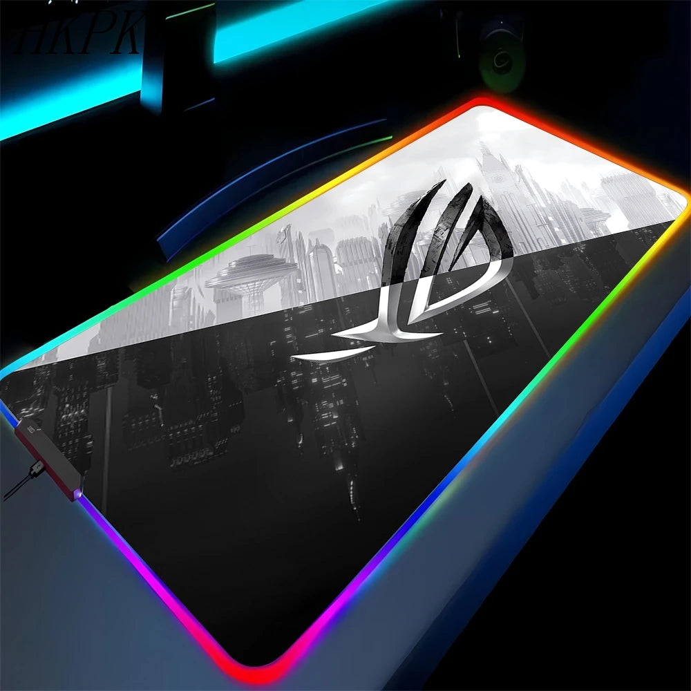 RGB Gaming Mouse Pad XXL with Backlight – Multiple Sizes, Non-Slip Rubber, 3mm