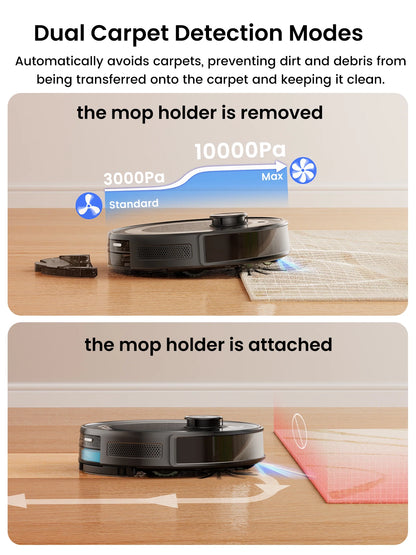 Lefant M2S Pro Robot Vacuum Cleaner – 10000Pa, Laser Navigation, Auto Dust Station