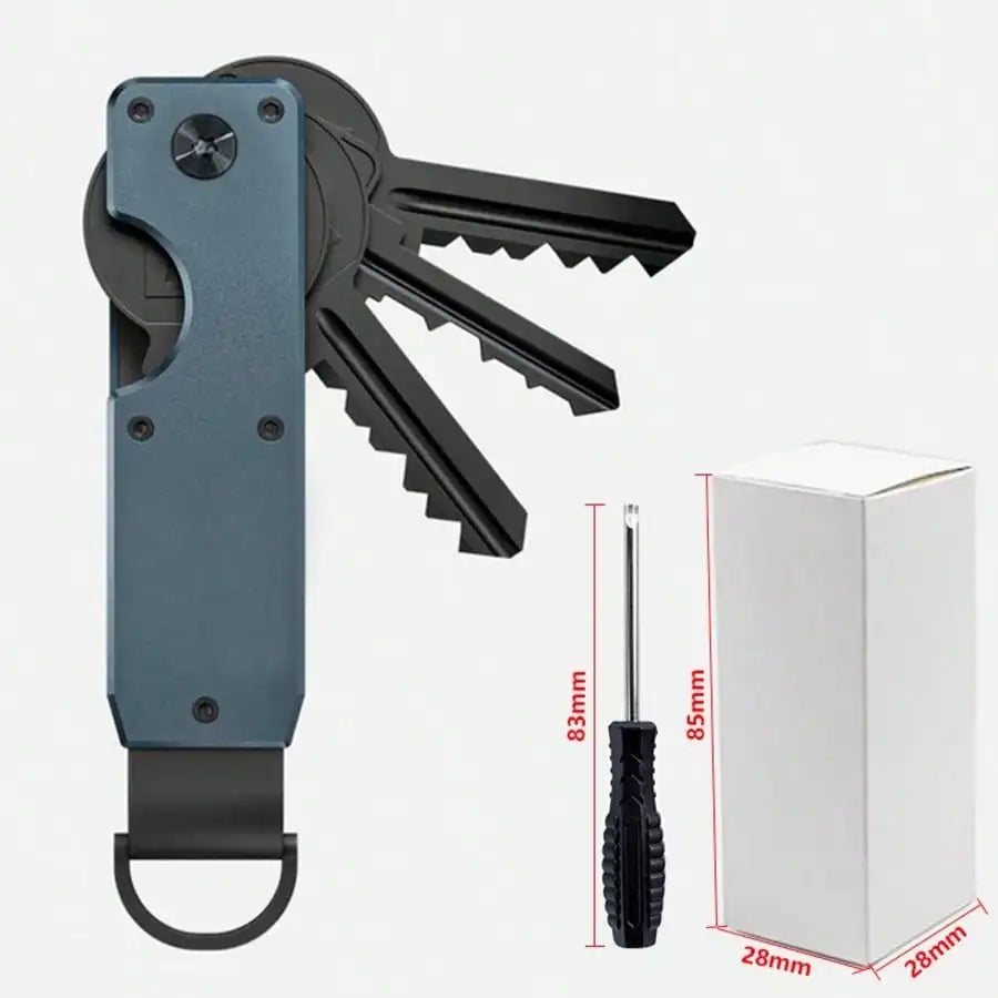 Aluminum Alloy Key Organizer – Compact EDC Keychain