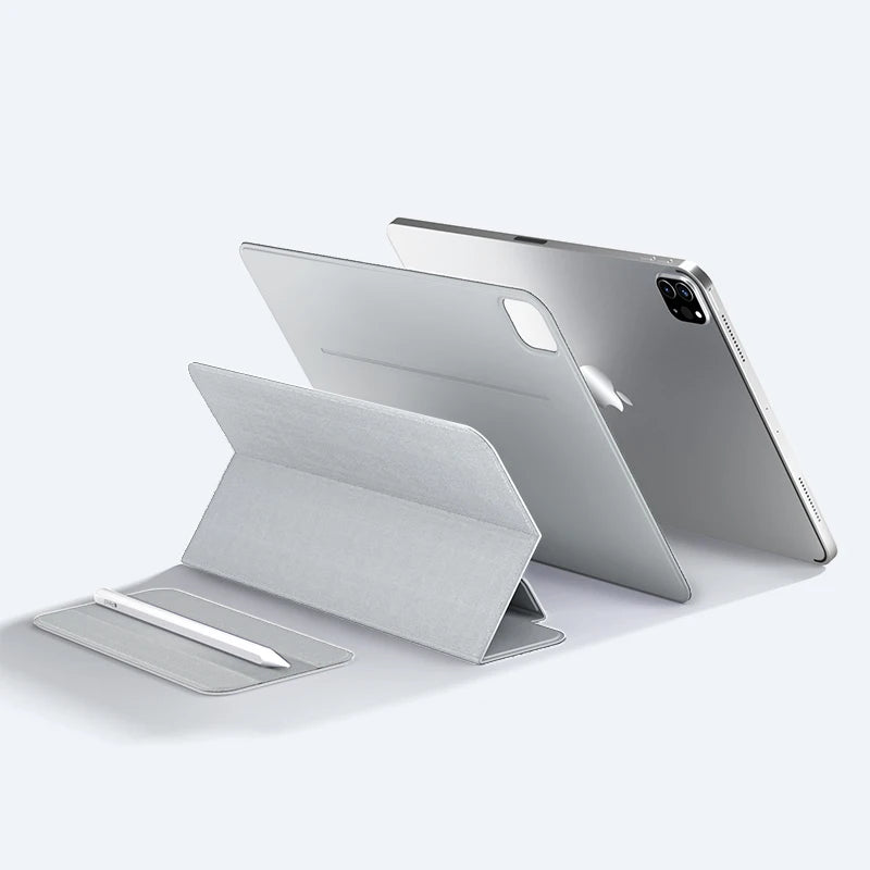 EGYAL Magnetic Smart Cover for iPad Pro 11/13, Air 11/13, iPad Pro 12.9 – Leather Folio Case
