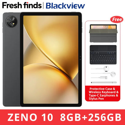 Blackview Zeno 10 5G AI Tablet – 11" FHD+ 90Hz, UNISOC T8200, 8800mAh, Quad Speakers, Android 15