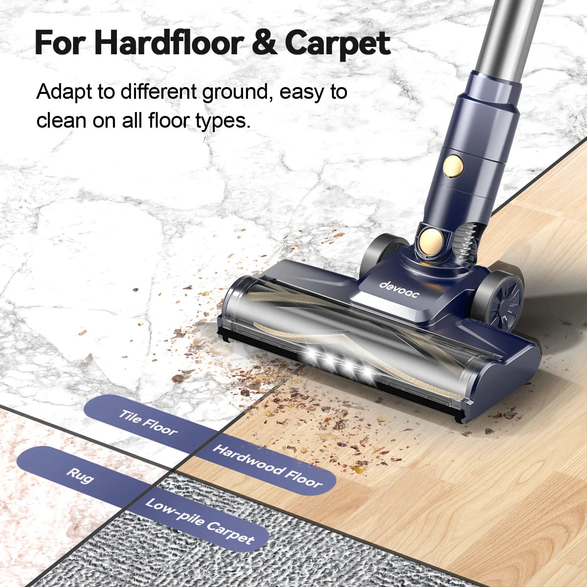 INSE I8 Corded Vacuum Cleaner 25KPa 600W – 6-in-1 Lightweight Stick & Handheld for Carpet & Pet Hair