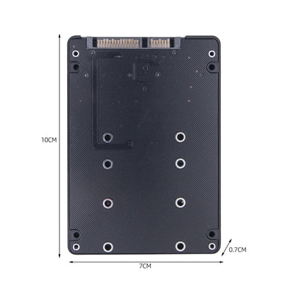 Dual M.2 to SATA 3.0 Adapter Card – NGFF B Key, 6Gbps, Supports 2230/2242/2260/2280 SSDs