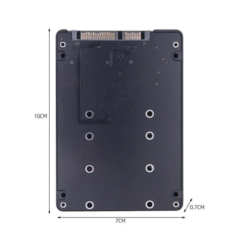 HOMAJA Dual M.2 to SATA 3.0 Adapter — 2-Port NGFF B Key SSD Converter Card