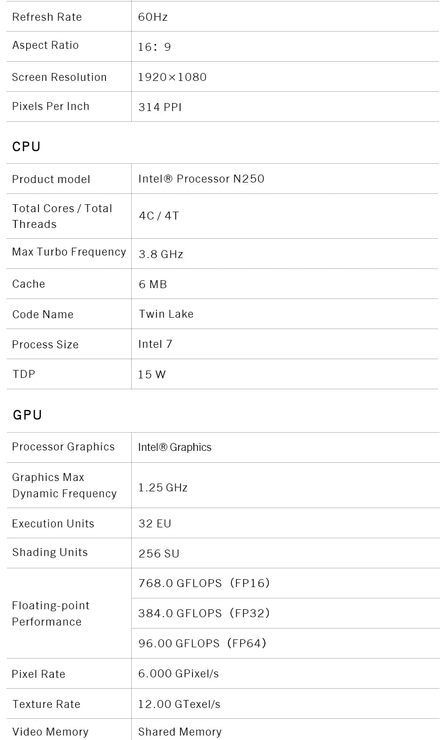 GPD MicroPC 2 – 7" Mini Laptop, Intel i3 N300, 16GB DDR5, 512GB SSD, Windows 11