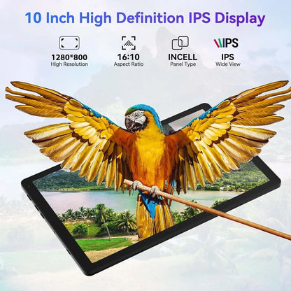 URAO Tablet 10.4" – Android 15, 20GB RAM, 64GB+1TB, WiFi 6, BT 5.4, Dual Camera, GMS