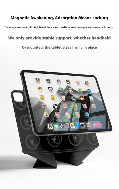 Smart Folio iPad Case | Magnetic | iPad 10th–11th, Air 11/13, Pro 11/12.9/13, Mini 6/7 | 4 Colors