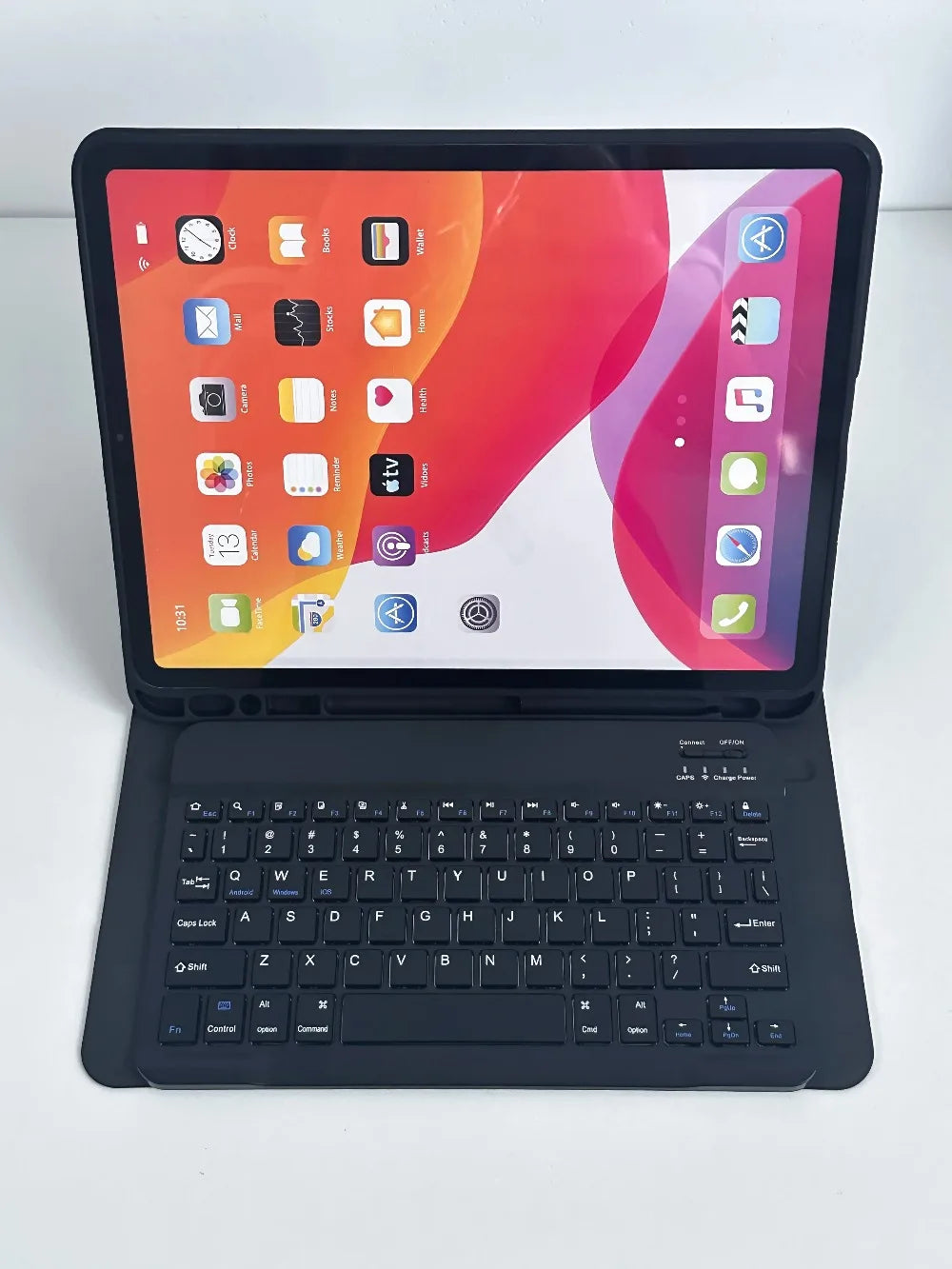 Wireless Magic Keyboard & Mouse Case for iPad Pro 11/13, Air 11/13, iPad 7-10 Gen – Bluetooth, Touchpad