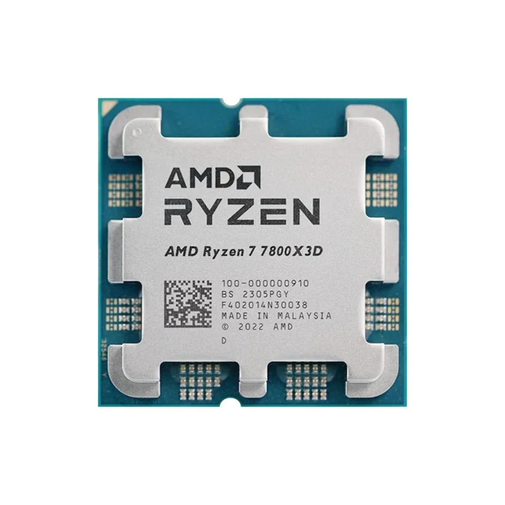 AMD Ryzen 7 7800X3D – 8-Core, 4.2GHz, DDR5, AM5 Gaming CPU (No Fan)
