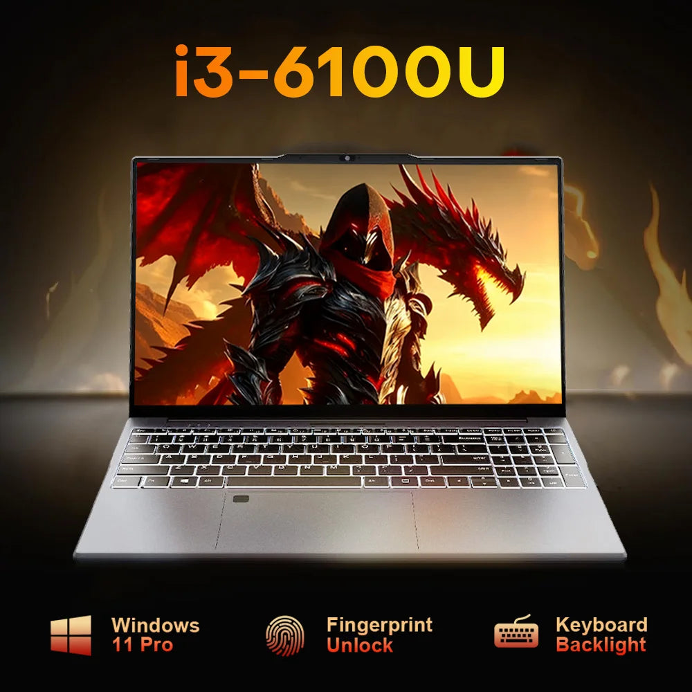 Gaming Laptop 15.6" – Intel Core i9 10980HK / i3 6100, 16GB RAM, 1TB SSD, Fingerprint, Backlit