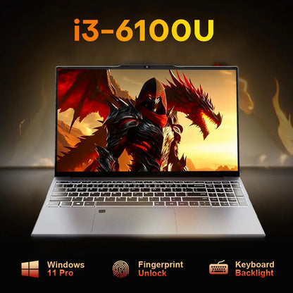 Gaming Laptop 15.6" – Intel Core i9 10980HK / i3 6100, 16GB RAM, 1TB SSD, Fingerprint, Backlit