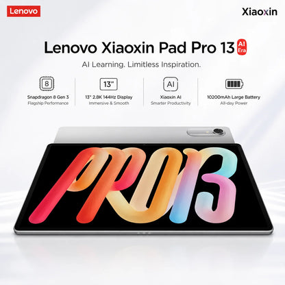Lenovo Xiaoxin Pad Pro 13 2026 Tablet – 3.5K 144Hz, Snapdragon 8S, 10200mAh