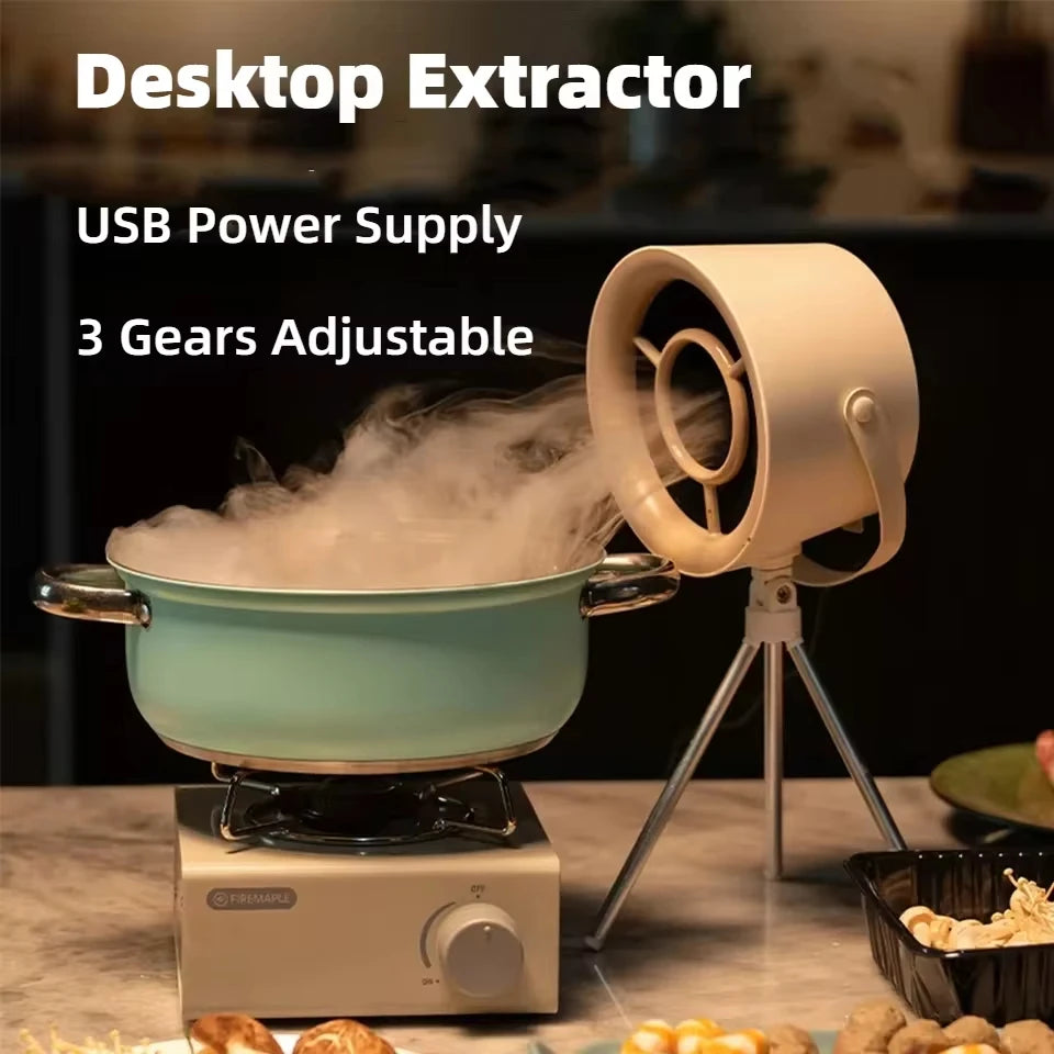 USB Desktop Mini Range Hood – Portable Kitchen Exhaust Fan