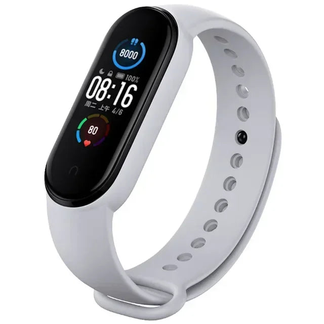 Silicone Watch Strap for Xiaomi Mi Band 3 4 5 6 7 | 24 Colors