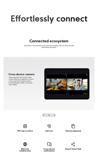 POCO Pad X1 Global – 11.2" 3.2K 144Hz, Snapdragon 7+ Gen 3, 8GB+512GB, 8850mAh, 45W