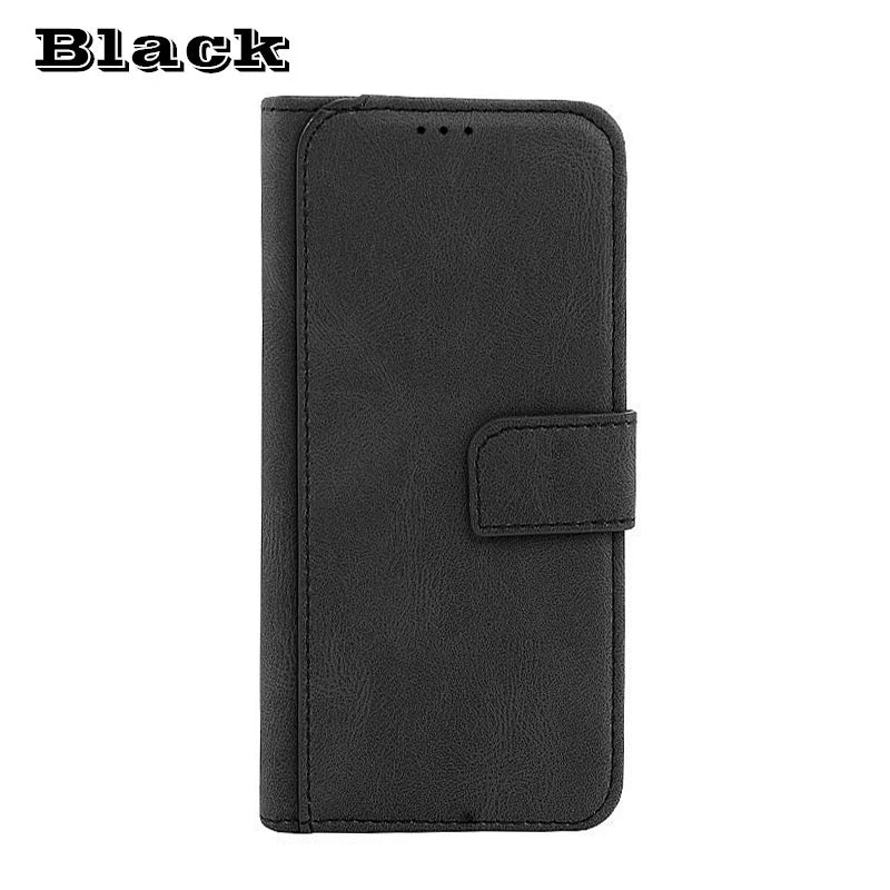 Blackview BV9200 wallet case with stand by R.E.D. Shopping, black phone holster cover featuring card slots and sturdy design.