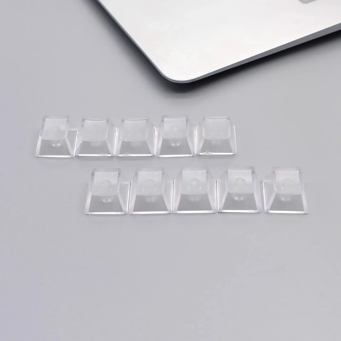 Frosted Transparent Keycaps – Cherry Profile R4, MX Switch, 10/20pcs (Blue, Purple, Black, Red, White, Mix)