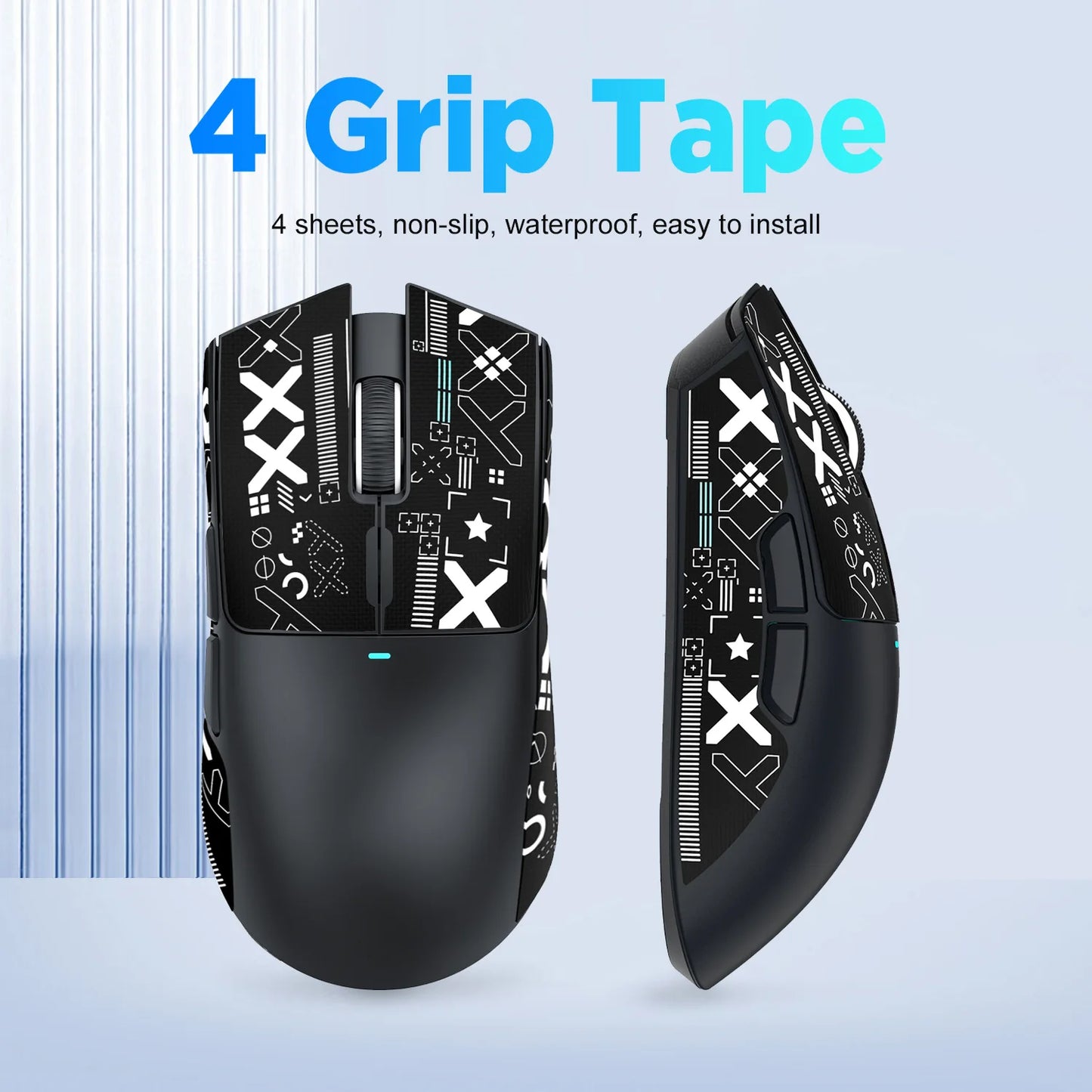 Mouse Grip Tape for Attack Shark X3 / X6 / X11 – Anti-Slip Skate Sticker