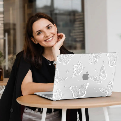 Transparent Hard Shell MacBook Case – MacBook Air & Pro 11" to 16" | M1 M2 Chip Compatible