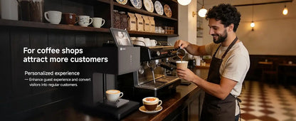 EVEBOT 3D Latte Art Coffee Printer – Automatic Beverage Food Selfie Printer, WiFi