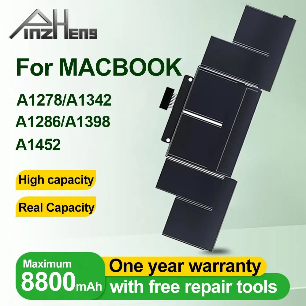 MacBook Pro 13" & 15" Replacement Battery – A1278 A1286 A1342 A1398 A1321 A1322 A1382 A1417 A1437 A1494 A1681