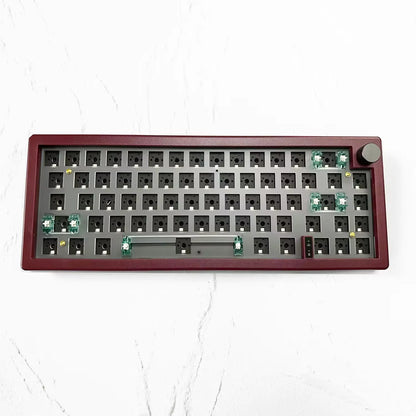 GMK67 Wireless Mechanical Keyboard Kit – 63 Keys, Bluetooth 5.0 / 2.4G / Wired, RGB Hot-Swap | Gaming & Custom Build