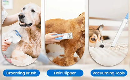 INSE P30 Dog Grooming Vacuum Kit – Ultra-Low Noise, 4.5L, Pet Clipper & Hair Cleaner