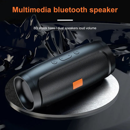 TF USB Bluetooth Portable Speaker – Dual Stereo Subwoofer, FM Radio, Voice Broadcasting