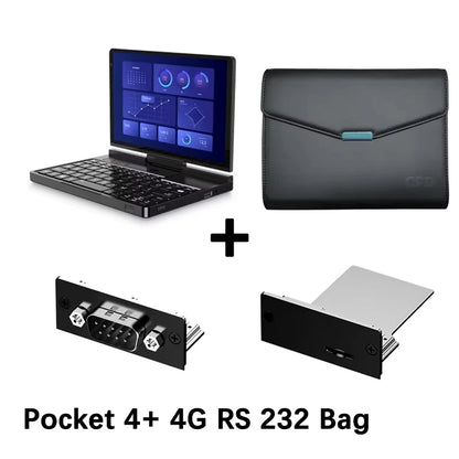 GPD Pocket 4 8.8" — AMD AI 9 HX 370, 64GB RAM, 2TB NVMe, 180° Flip, Portable Mini PC