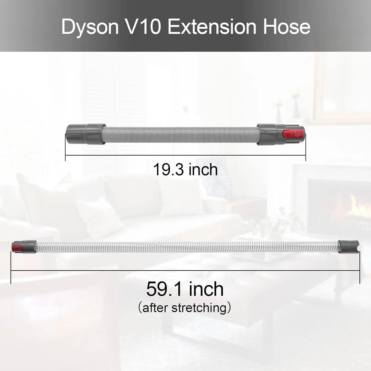 Flexible Extension Hose for Dyson V7 V8 V10 V11 V15 – Telescopic Vacuum Tube