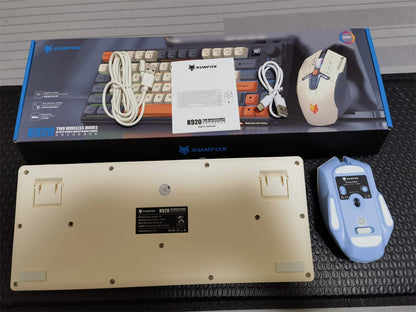 YQT K92 Wireless Keyboard & Mouse Set – 80% Layout, Bluetooth 2.4G, Multi-Language, Backlit, 2000mAh