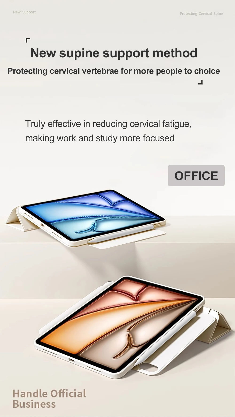 SZEGYCHX 720° Rotating iPad Case | PU Leather | Magnetic | Fits Pro, Air, Mini, iPad 7–11th Gen