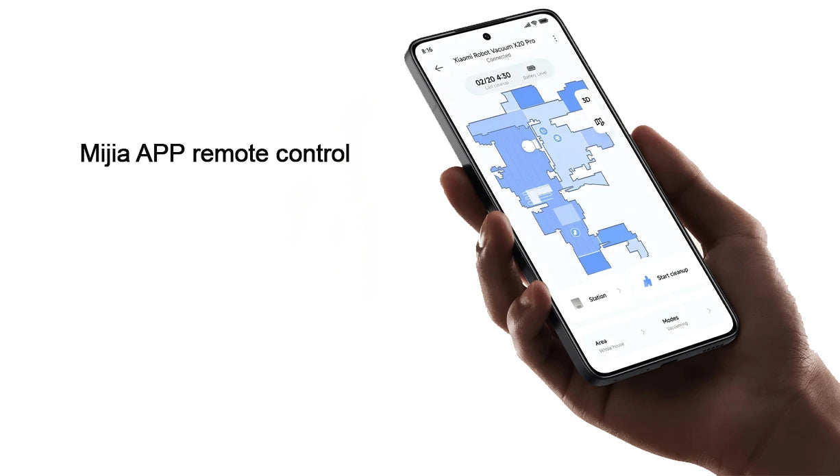Xiaomi MIJIA M40 Robot Vacuum Cleaner – High-Precision Obstacle Avoidance, 12kPa Suction | EU/UK